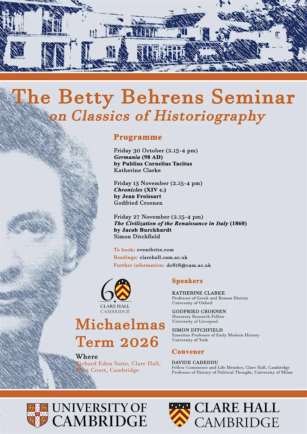 The Betty Behrens Seminar on Classics of Historiography