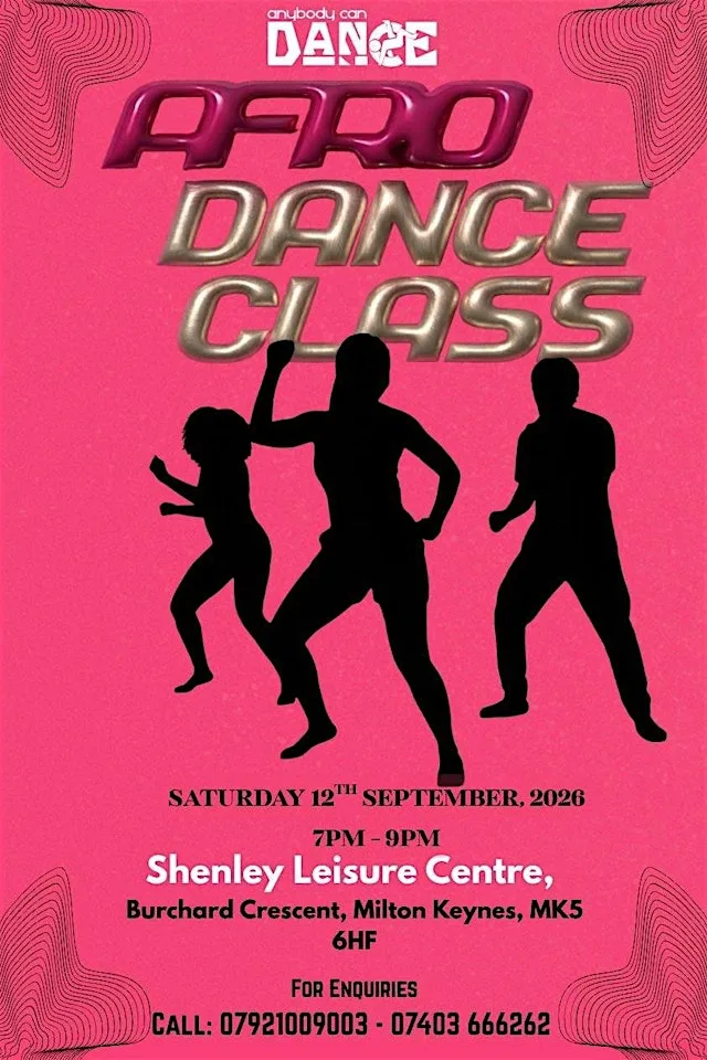 Afro Dance and Grove with ABCD at Shenley Leisure Centre