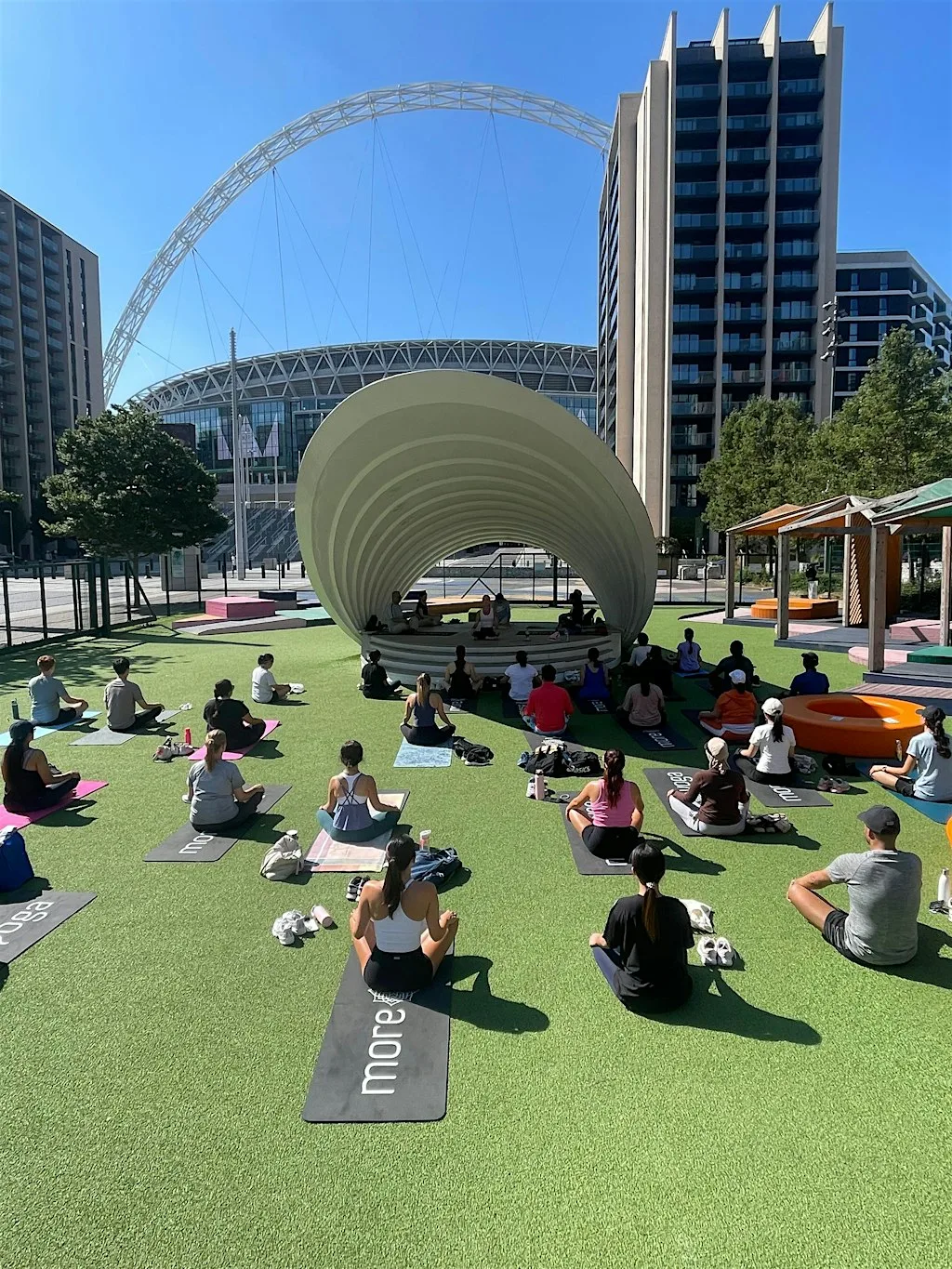 Free Yoga. Sunday 13th September. Wellness Festival, Wembley Park at Wembley Park