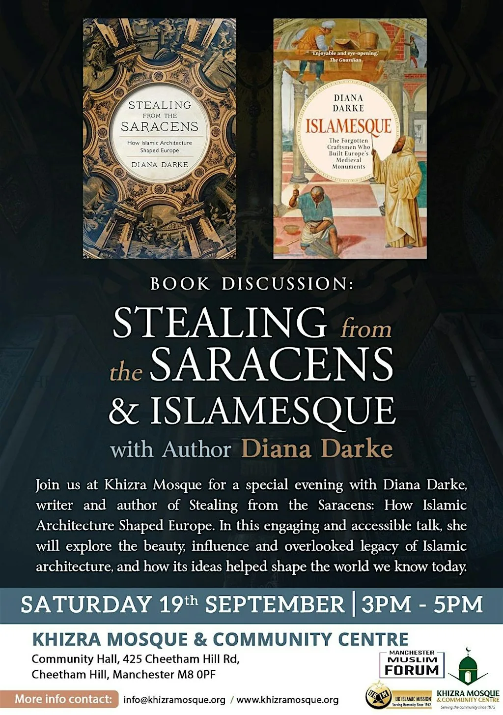 BOOK DISCUSSION: STEALING FROM THE SARACENS & ISLAMSEQUE at Khizra Mosque