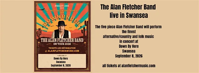 The Alan Fletcher Band Live in Swansea at Down By Here