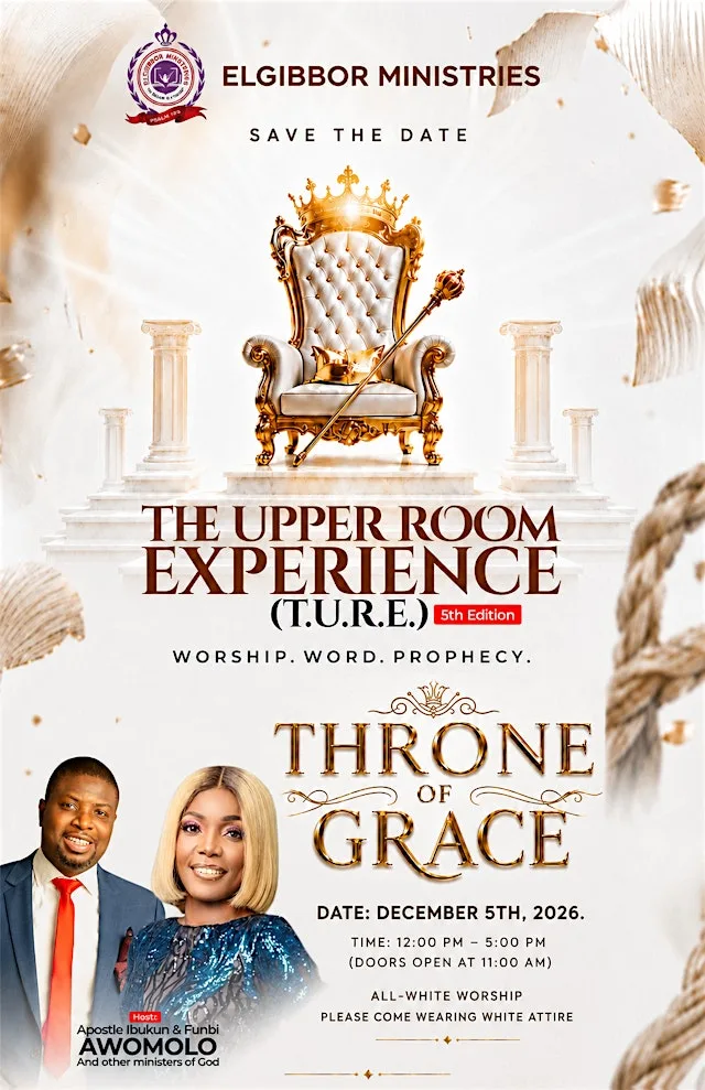 The Upper Room Experience (T.U.R.E.) 5th Edition at RCCG City of David kent