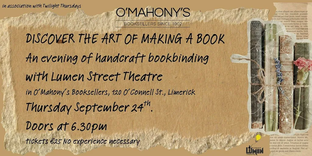 The Art of Bookmaking at O'Mahony's Booksellers