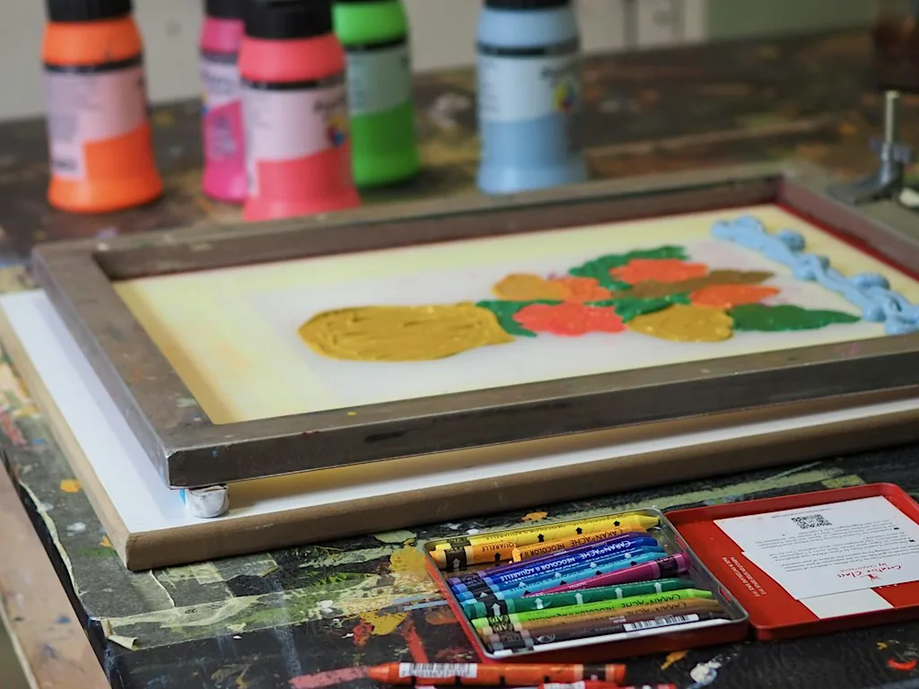 October Mono Screen Printing Workshop at Hopefully Made