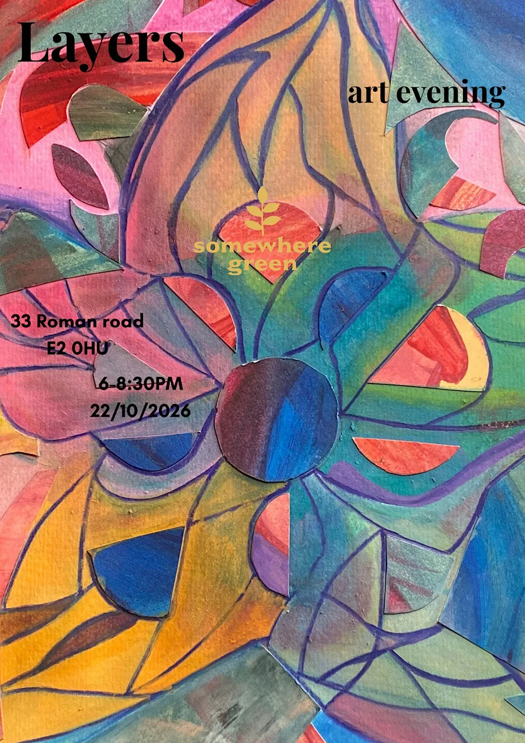 Art evening at Somewhere Green