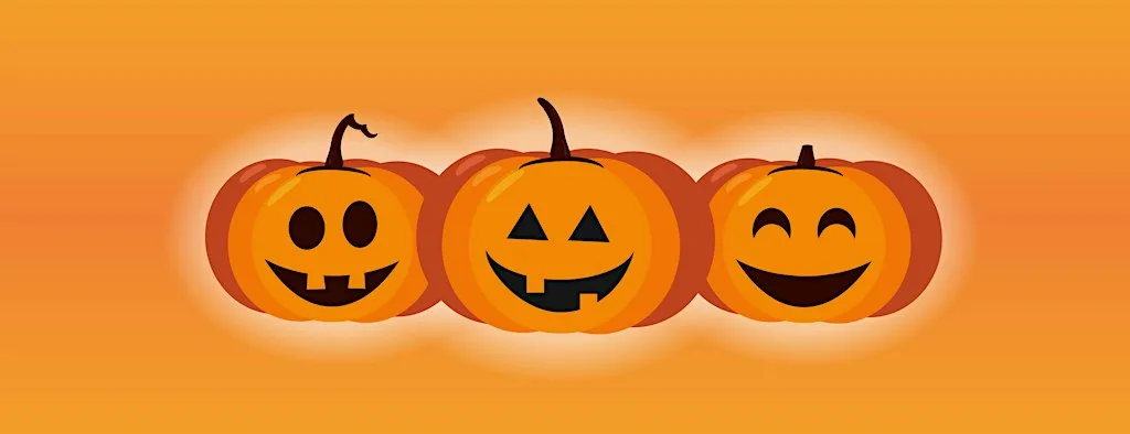 Halloween pumpkin trail