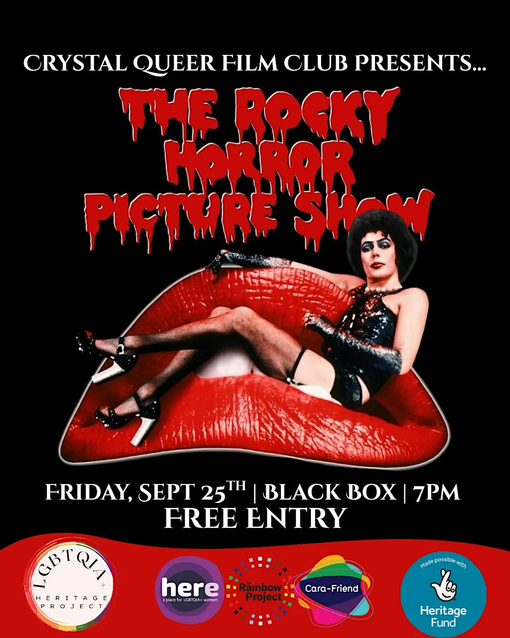 'The Rocky Horror Picture Show' - Crystal Queer Film Club showing at The Black Box