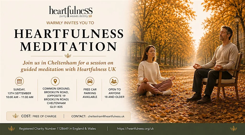 Heartfulness Meditation in Cheltenham | Free Event at Brooklyn Road, Cheltenham,  ( Common Ground Cafe)