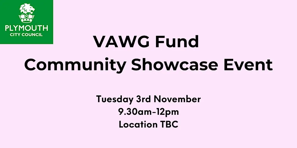 Violence against Women and Girls (VAWG) Community Fund Showcase Event at Plymouth Argyle FC