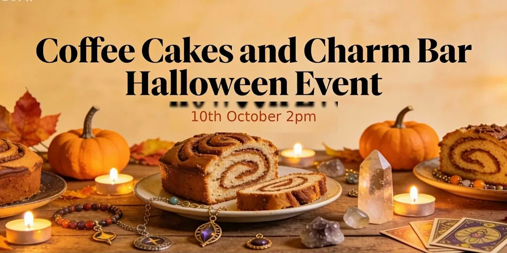 Coffee, Cake & Charms! An Autumnal afternoon of creativity, coffee & treats