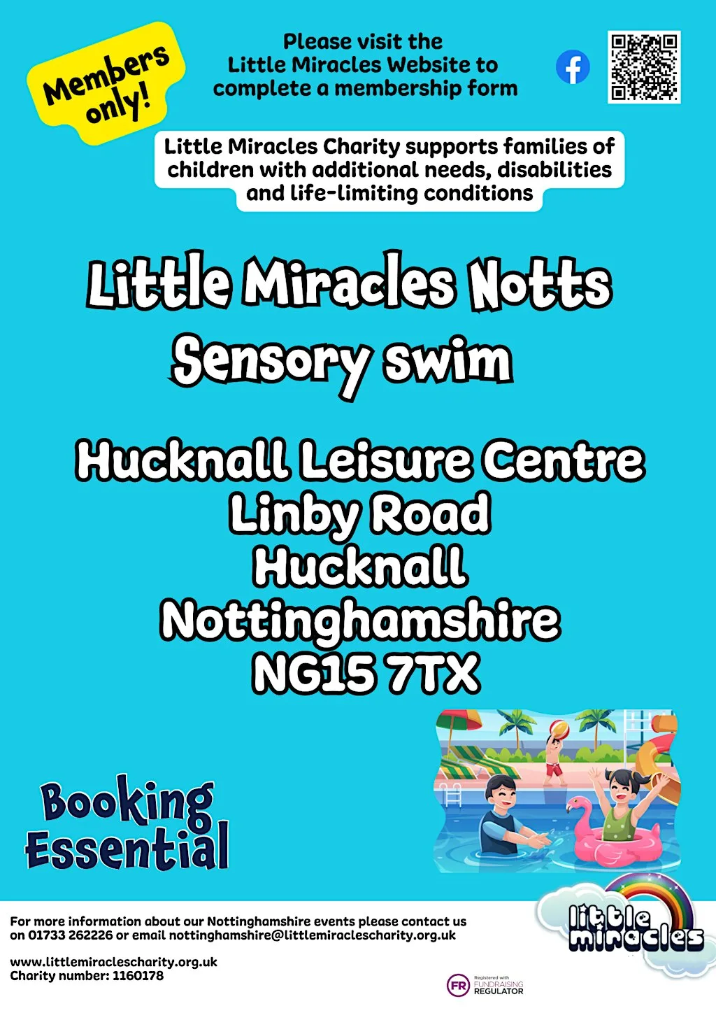 Notts Sensory Swim - Hucknall 17th October