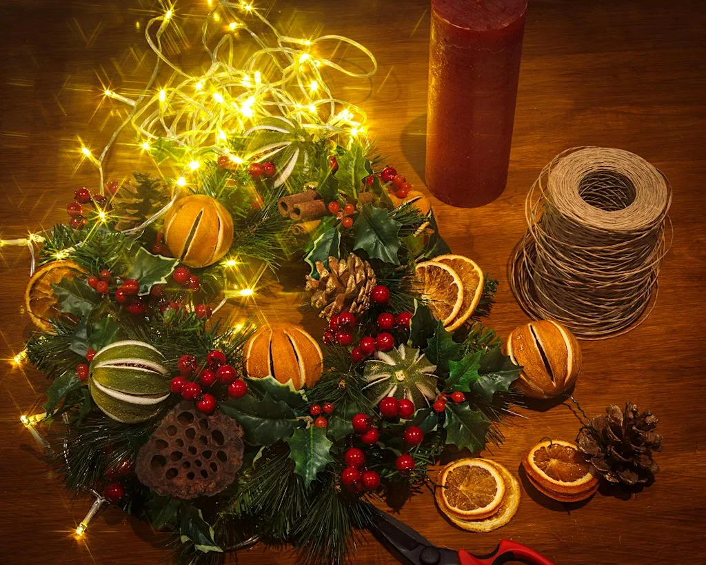 Festive ladies' networking and Christmas wreath making