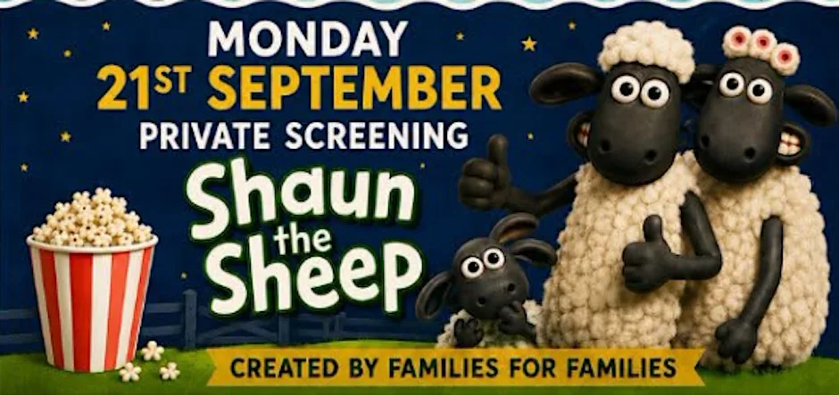 ASN Shaun the Sheep Private Movie Screening at Cineworld Aberdeen - Queens Links