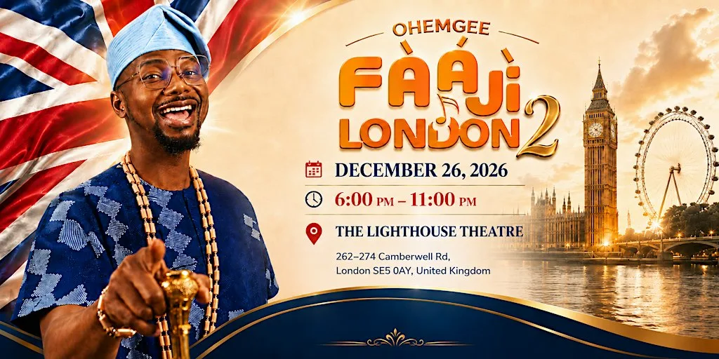 Ohemgee Faaji London 2 with EmmaOMG at The Lighthouse Theatre