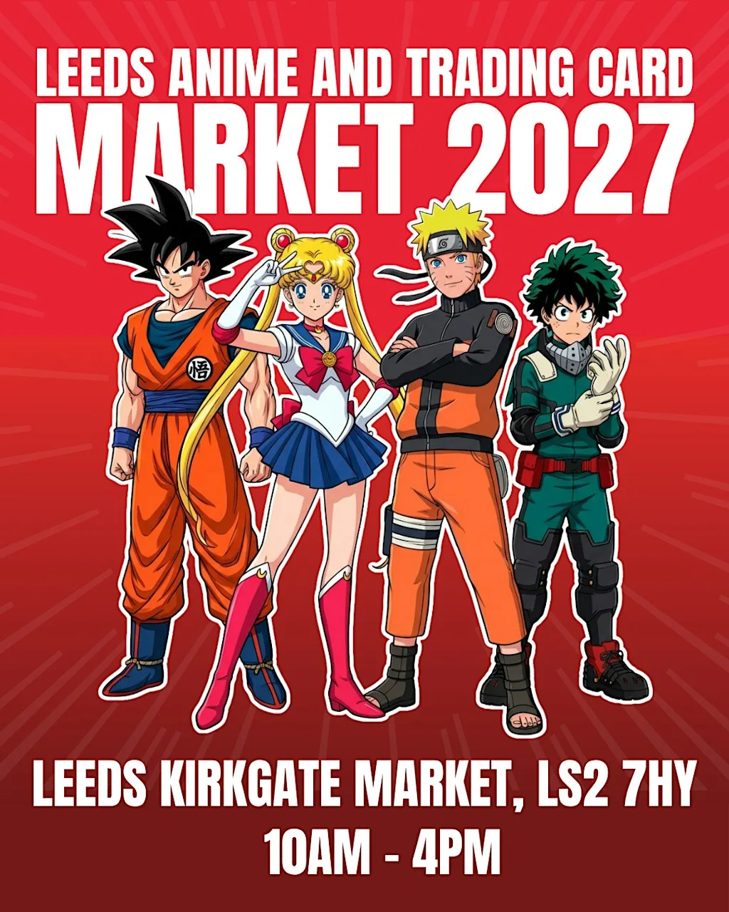 Leeds anime and trading card market at Leeds Kirkgate Market
