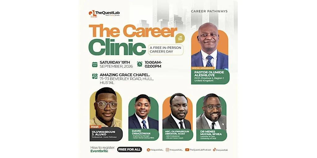 TheQuestLab Career Clinic 2026 | Career Pathways & Professional Development