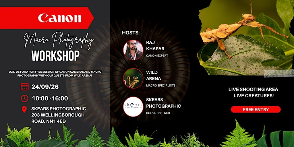 Canon Macro Photography Workshop & Expert In-Store Day