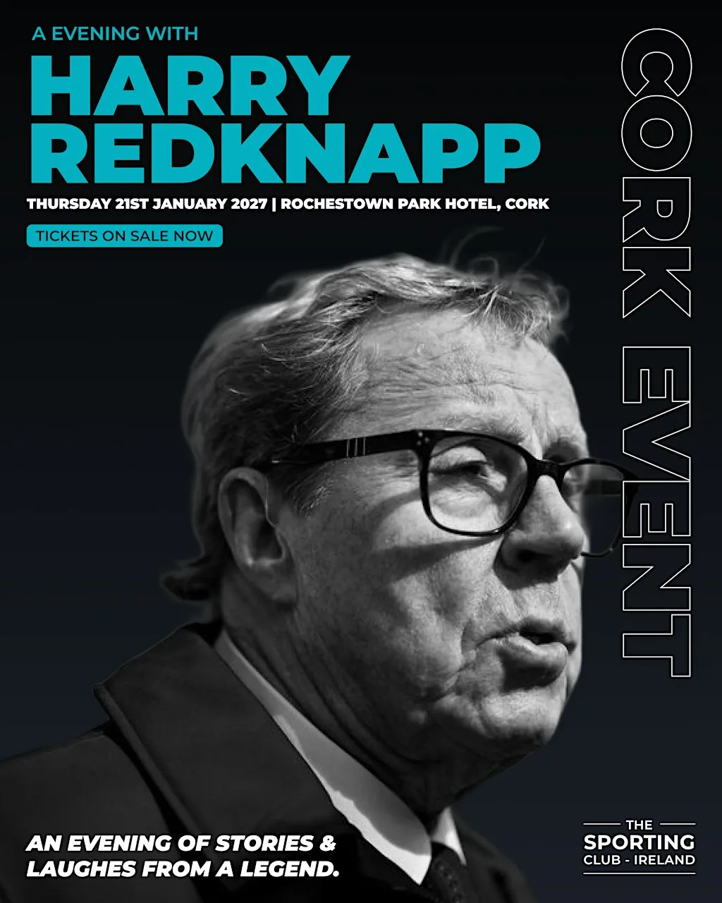 Harry Redknapp: We Go Again at Rochestown Park Hotel