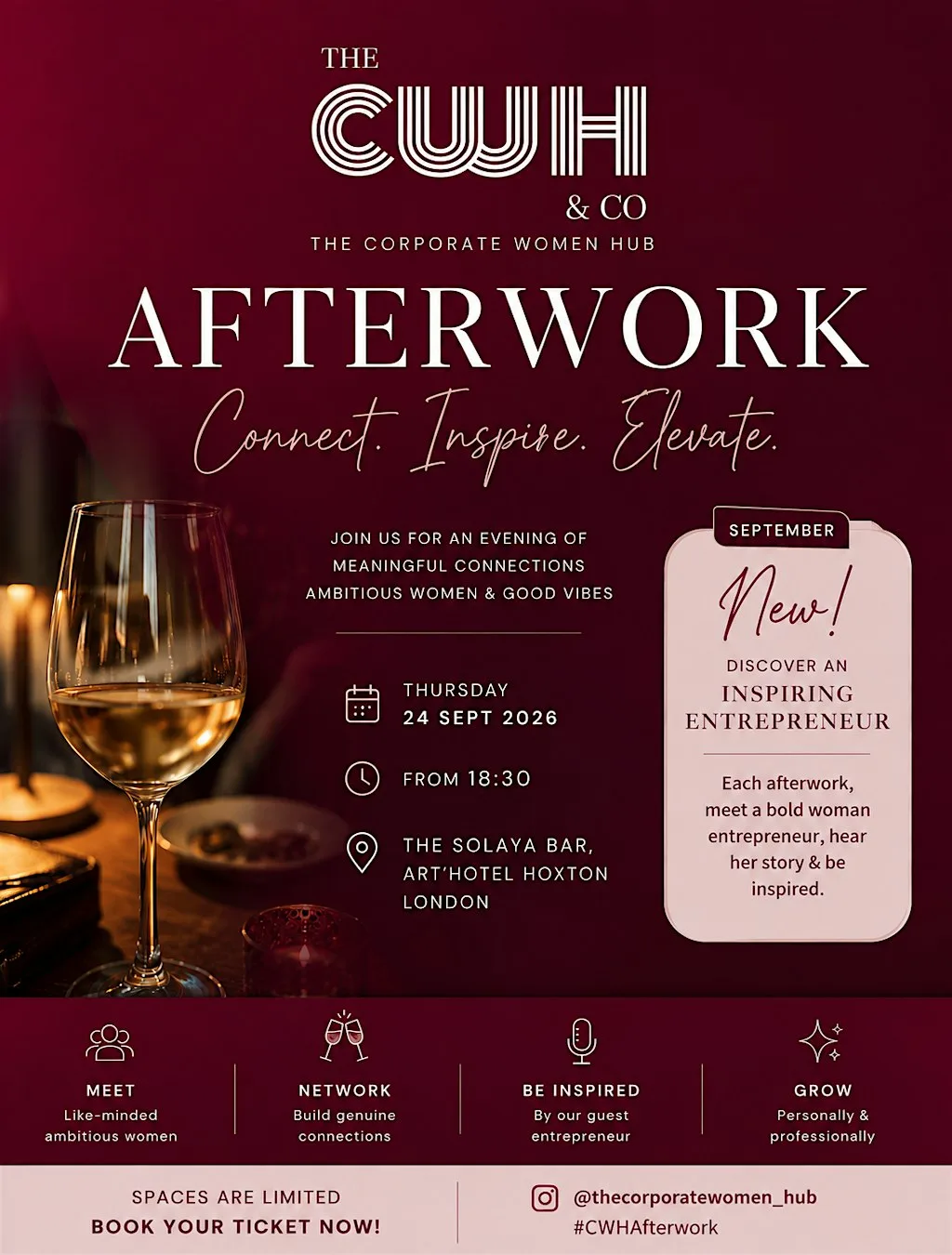 ✨ The Corporate Women Hub – Connect & Grow Afterwork