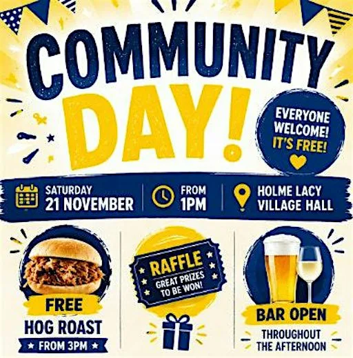 Community Day at Holme Lacy Village Hall