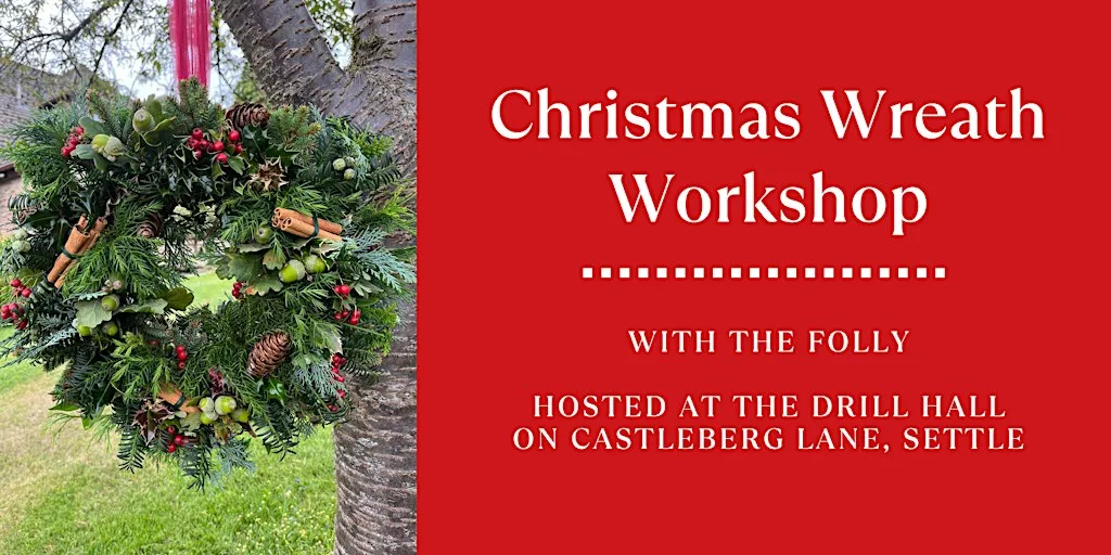 Christmas Wreath Making Workshop at Settle 1st Castleberg Scouts Drill Hall