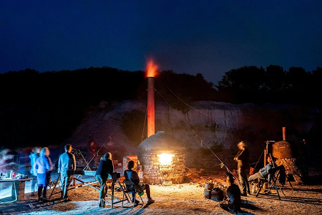 Beehive Kiln Firing
