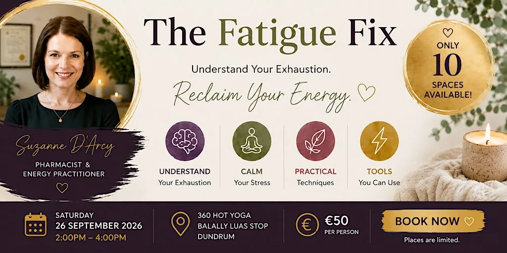 The Fatigue Fix: Why You're Tired and What To Do About It at 360 Hot Yoga