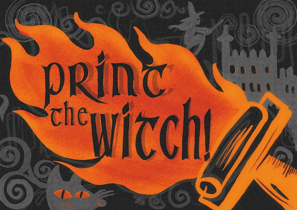 PRINT THE WITCH! Linocut workshop