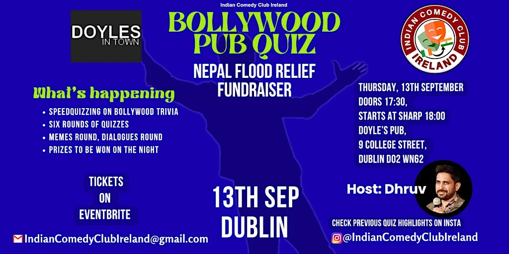 Bollywood Pub Quiz Dublin