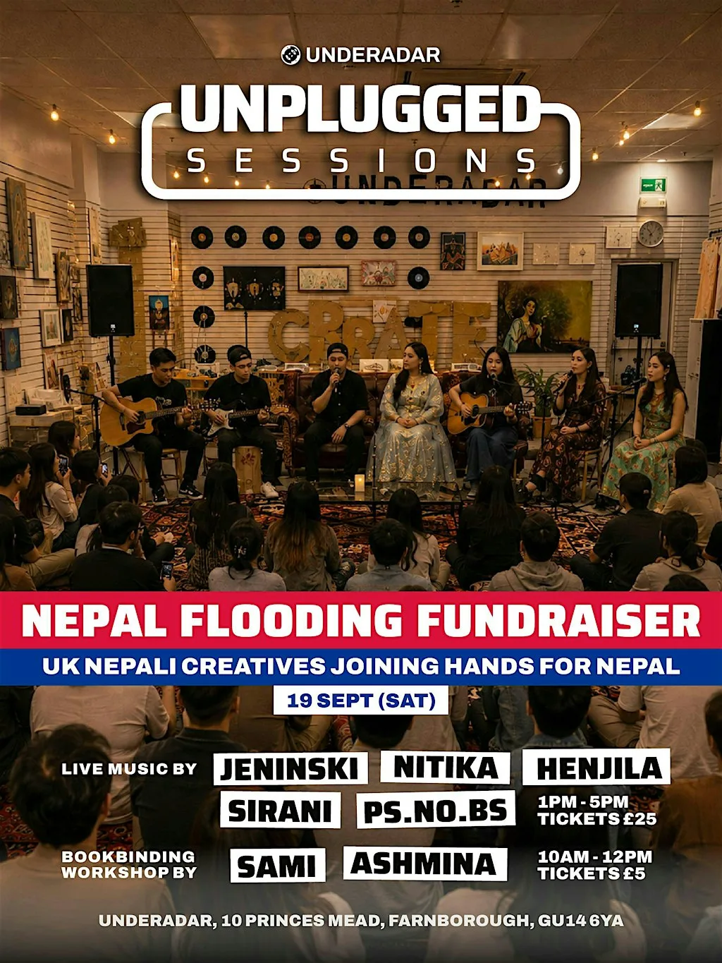 Unplugged Sessions: Nepal Flooding Fundraiser