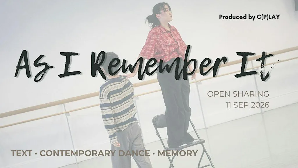 As I Remember It — Work-in-Progress Contemporary Dance Sharing