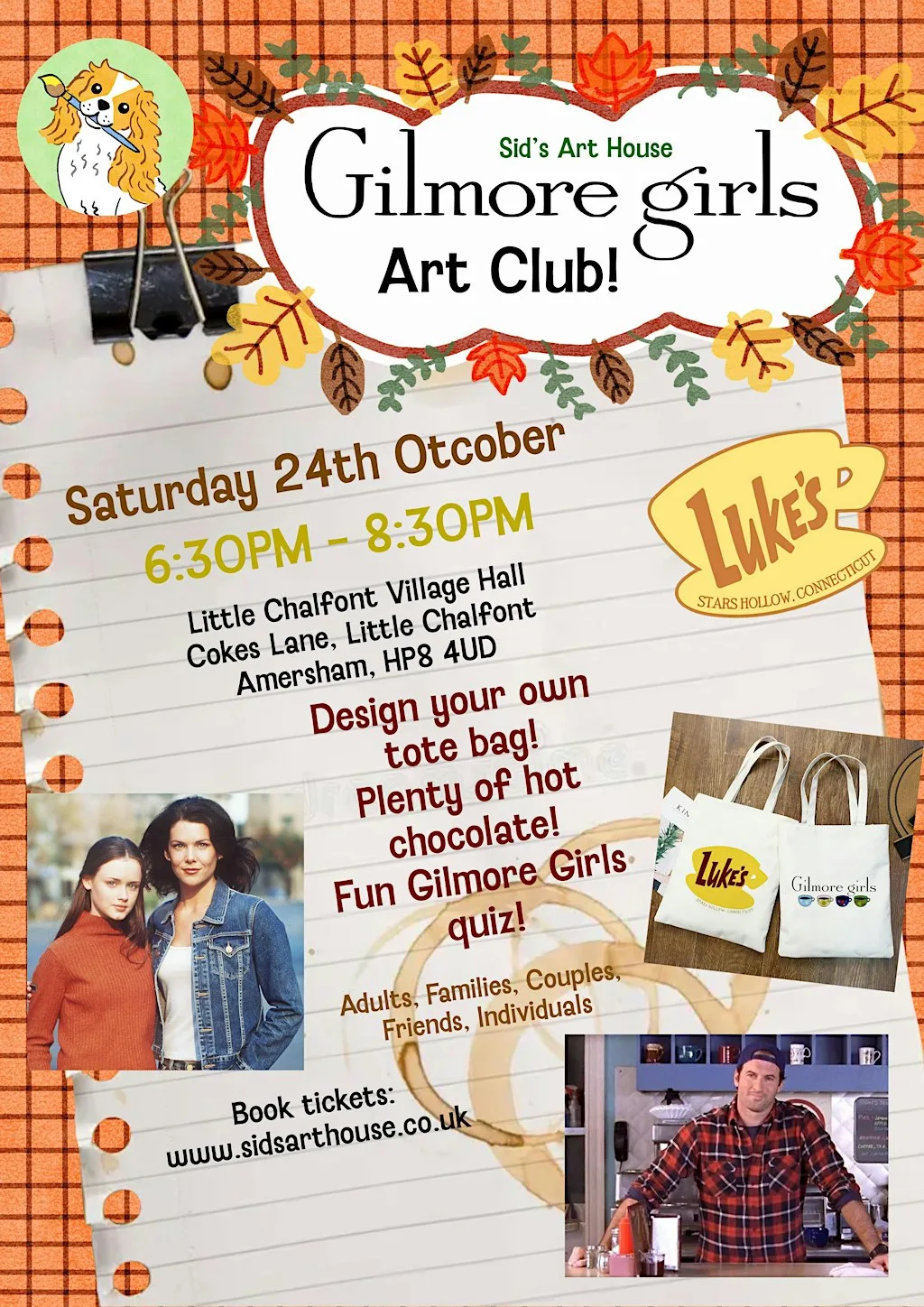Gilmore Girls Art Club!