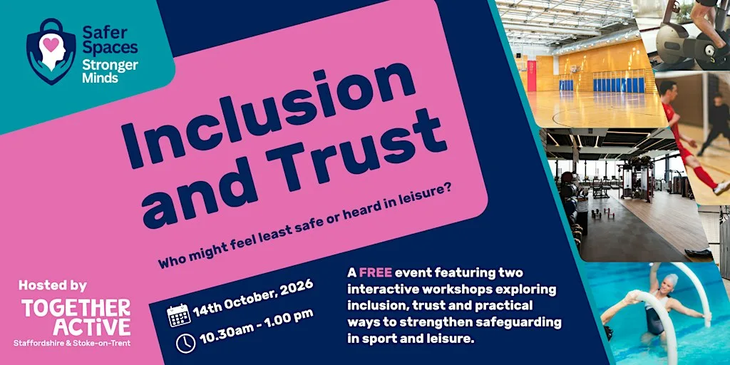 Inclusion and Trust | Workshop for sport, fitness & leisure at YMCA North Staffordshire