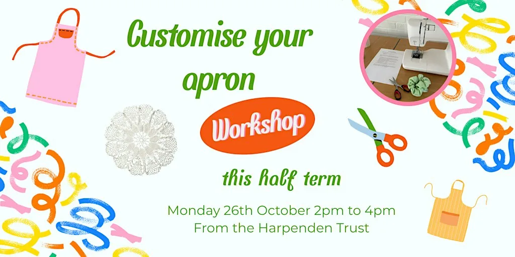 Parent & Child Sewing Workshop: Make Your Own Apron at Harpenden Trust