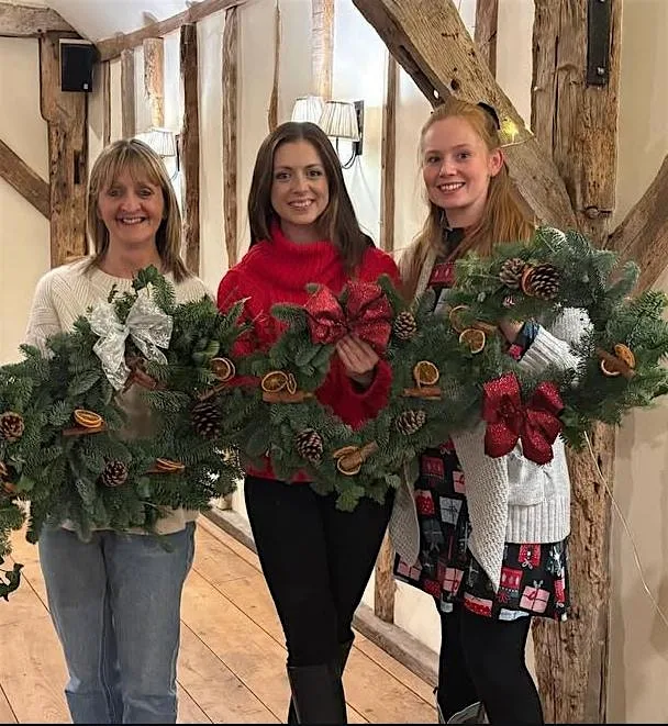 Wreath Making Course at The Hay Barn Hampshire, Alton, Hampshire