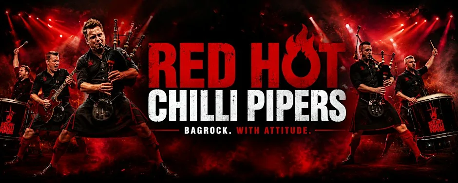 Ring in 2027 with the Red Hot Chilli Pipers in Aviemore! at Macdonald Aviemore Resort