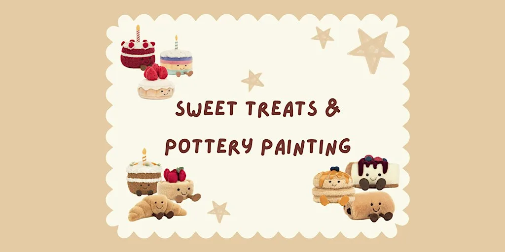 Sweet Treats & Pottery Painting: Jellycat Theme at Goodsheds