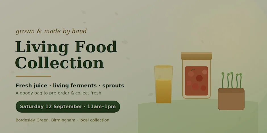 Fermented Foods & Drinks Tasting & Collection at Bordesley Green