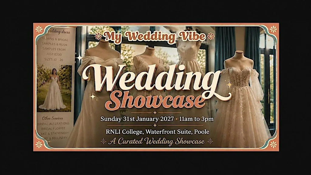 My Wedding Vibe Showcase (Timed Entry), 31 January 2027, RNLI College at RNLI College