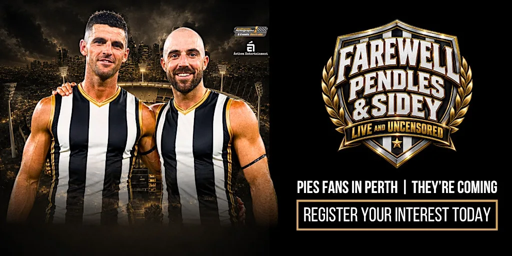 Register Your Interest to Farewell Pendles & Sidey in Perth!