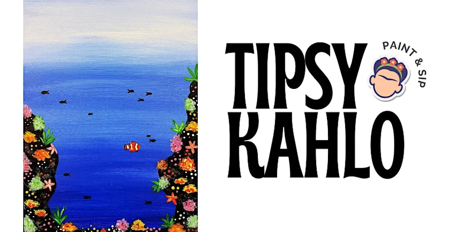 Tipsy Kahlo - Paint & Sip (25th September - Bottomless) CORAL REEF at Corner Coffee
