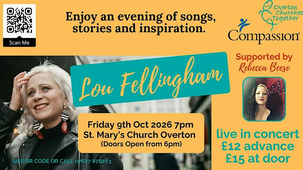 An evening with Lou Fellingham at St Mary's Church