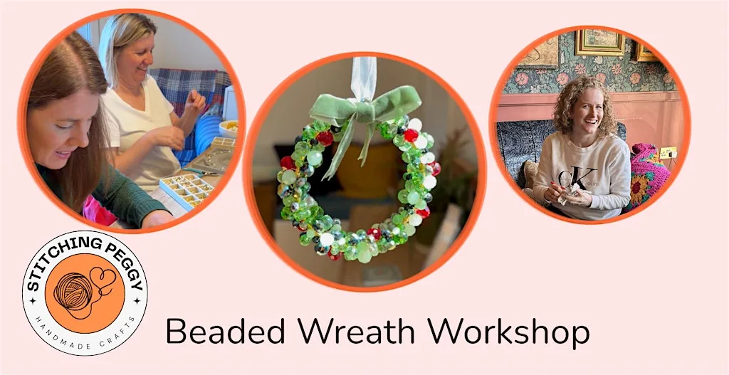 Beaded Christmas Wreaths: A Festive Get-Together at The Artery Studios CIC