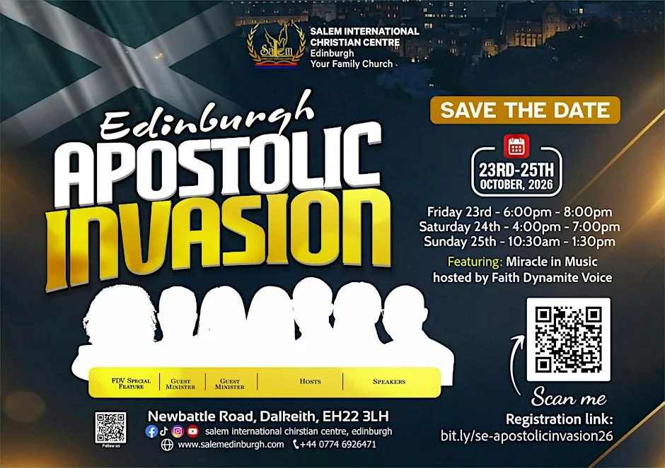Edinburgh Apostolic Invasion & Miracle in Music