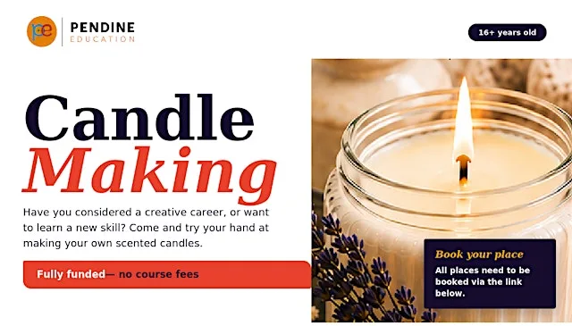 9to90 Host CANDLE MAKING- please book in and read info carefully! at GS Artists Swansea