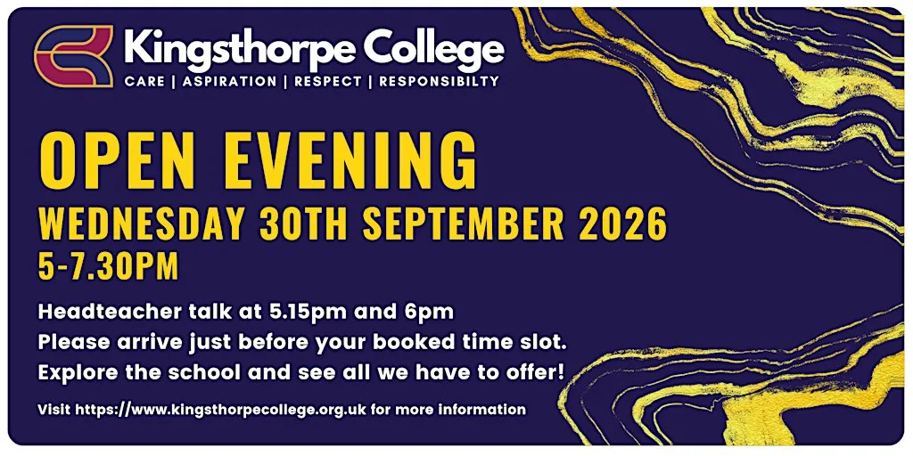 Kingsthorpe College Open Evening 2026