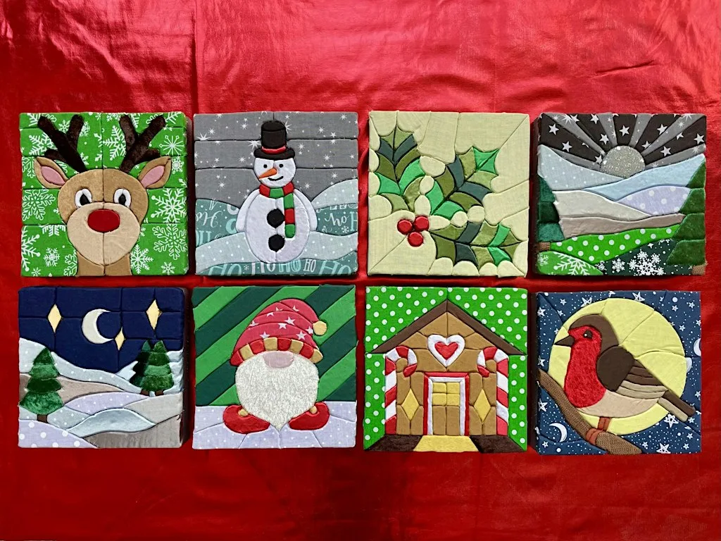 Kinusaiga (Japanese Fabric Art) Workshop: Festive Christmas Collection at St George's