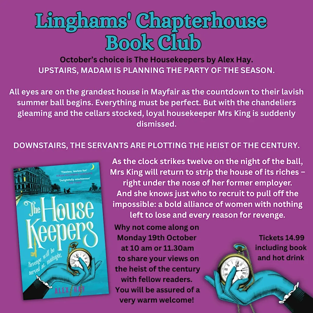 Linghams' Book Club - The Housekeepers by Alex Hay at Linghams Booksellers