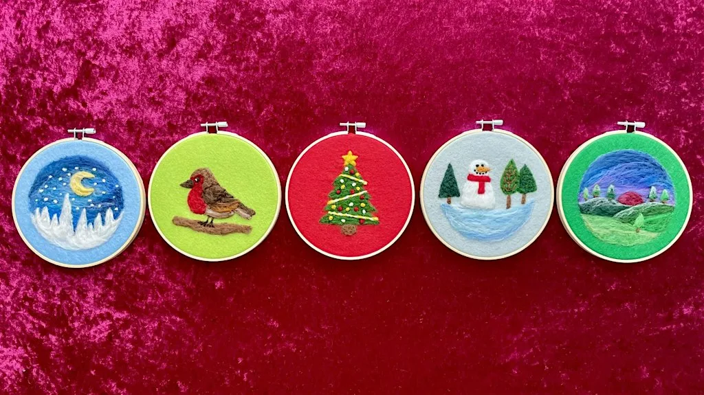 Needle Felting Workshop: Festive Christmas Collection