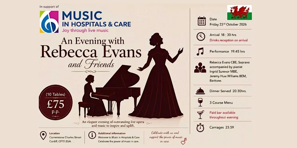 An Evening with Rebecca Evans and Friends at Cornerstone